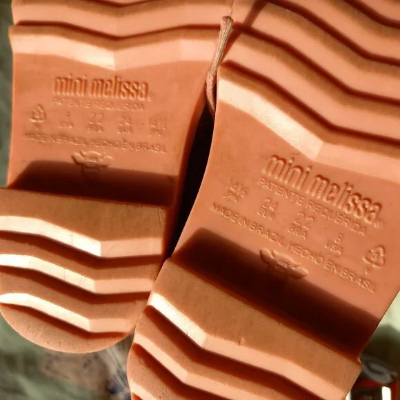 Mini Melissa rain boots for kids, pink,  8 / 24 - Picture 7 of 13